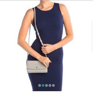 Tory Burch Leather Wallet Crossbody